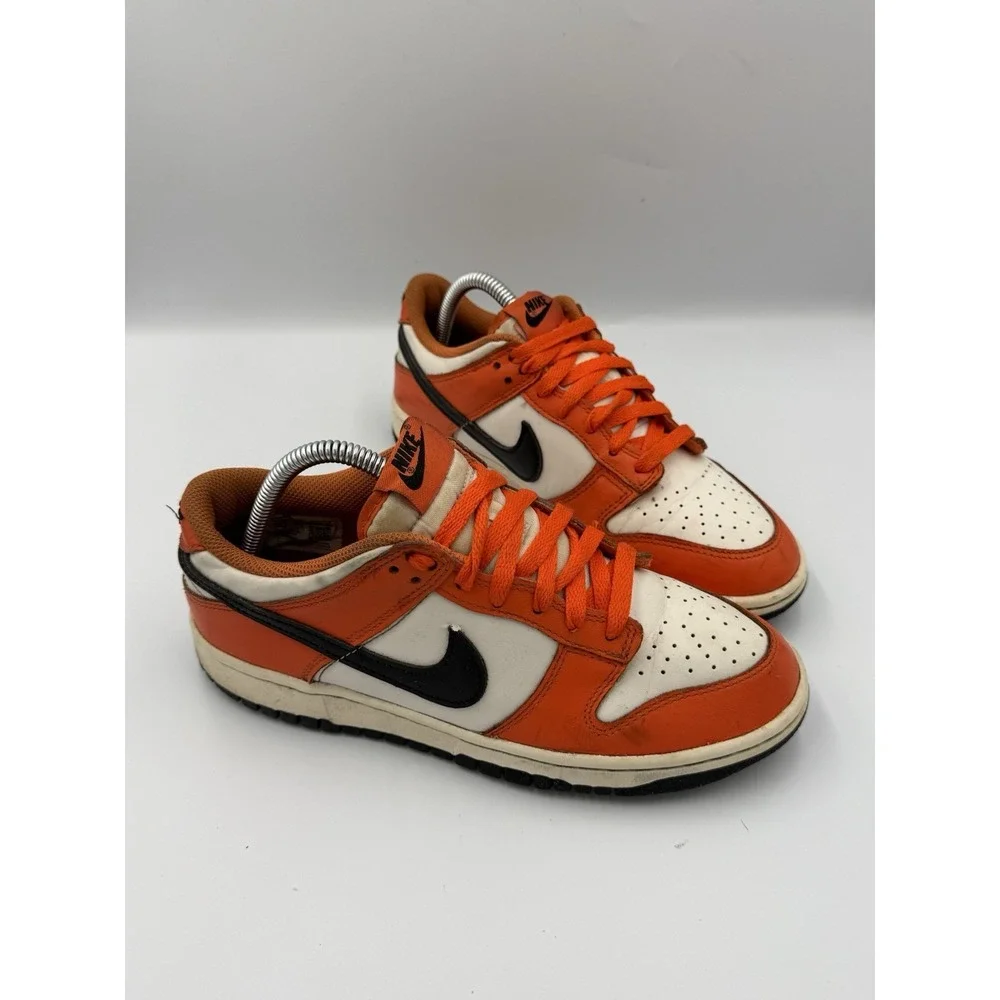 Nike Dunk Low GS Halloween 2022 Sneakers Youth Size 7Y Orange White DH9765-003